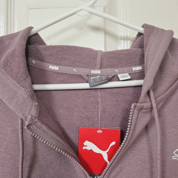 NWT Puma cropped zipped up hoodie - Picture 2 of 5